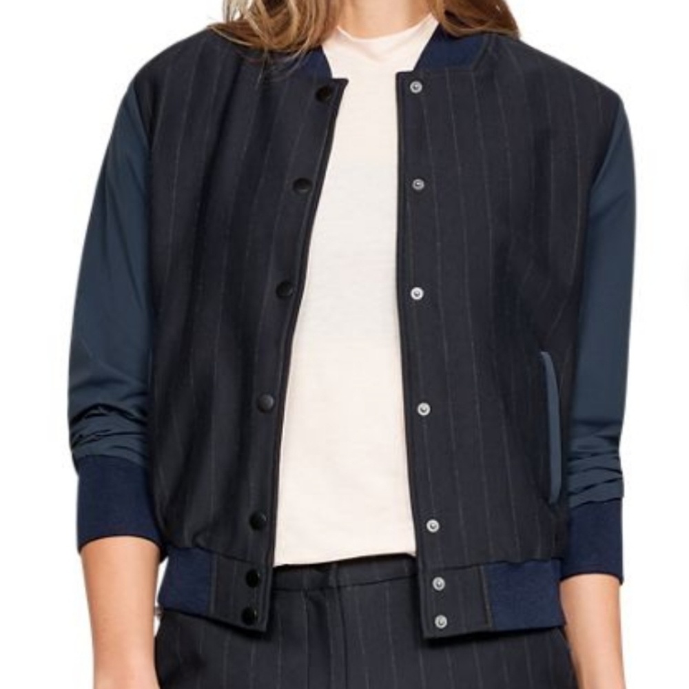 Under armour letterman sports thin jacket bomber
